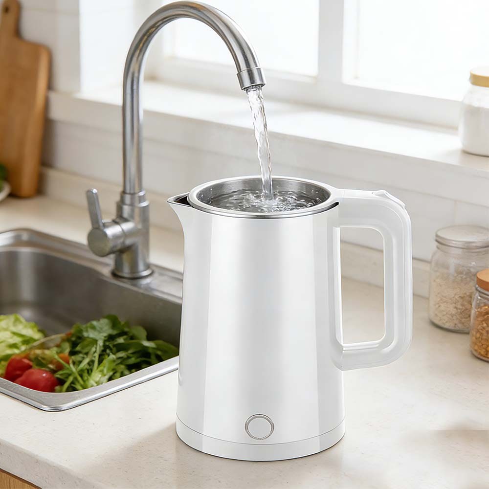 Elektrische Wasserkocher 2L Edelstahl