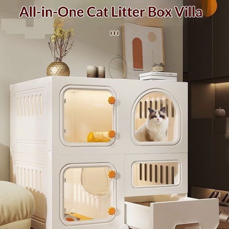 Katzenhaus mit integrierter Katzentoilette – Bild 8 | LuxeStyle