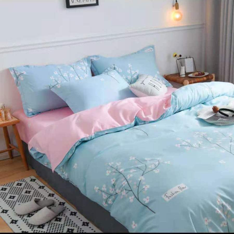Vierer-Deckenbezug Set 160x210 cm