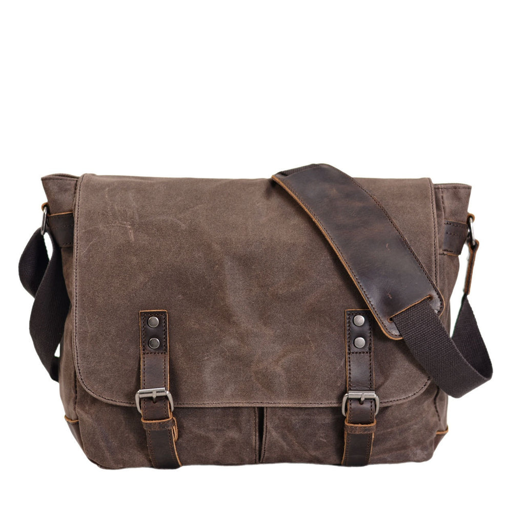 Canvas Schultertasche Männer – Bild 10 | LuxeStyle
