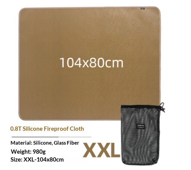 Feuerfeste Silikonstofffläche 45x30 cm – Bild 2 | LuxeStyle