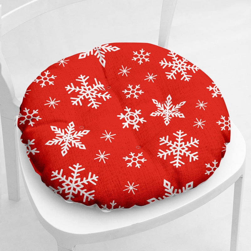 Stuhlkissen aus Baumwoll-Leinen-Mix mit Weihnachtsmotiv – Bild 4 | LuxeStyle