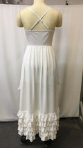Damen Strick Maxikleid mit asymmetrischem Saum – Bild 1 | LuxeStyle