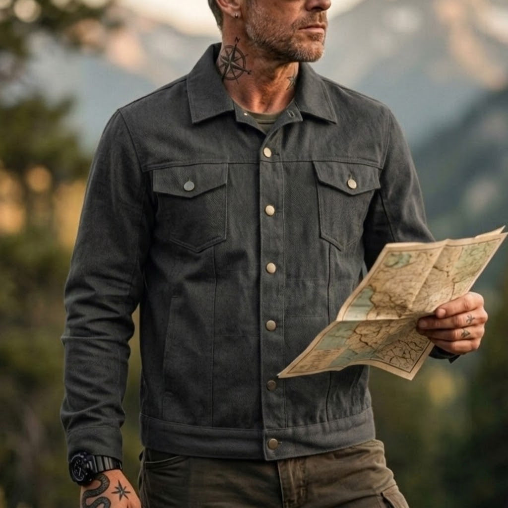 Stylische Slim-Fit Übergangsjacke für Herren – Ansicht 3