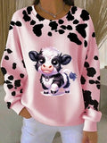 Weihnachts-Style Bequem Damenpullover