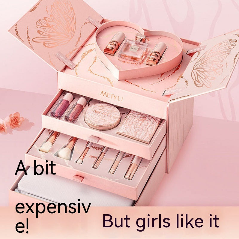 Geschenkset: Lippenstift & Make-up Box | LuxeStyle