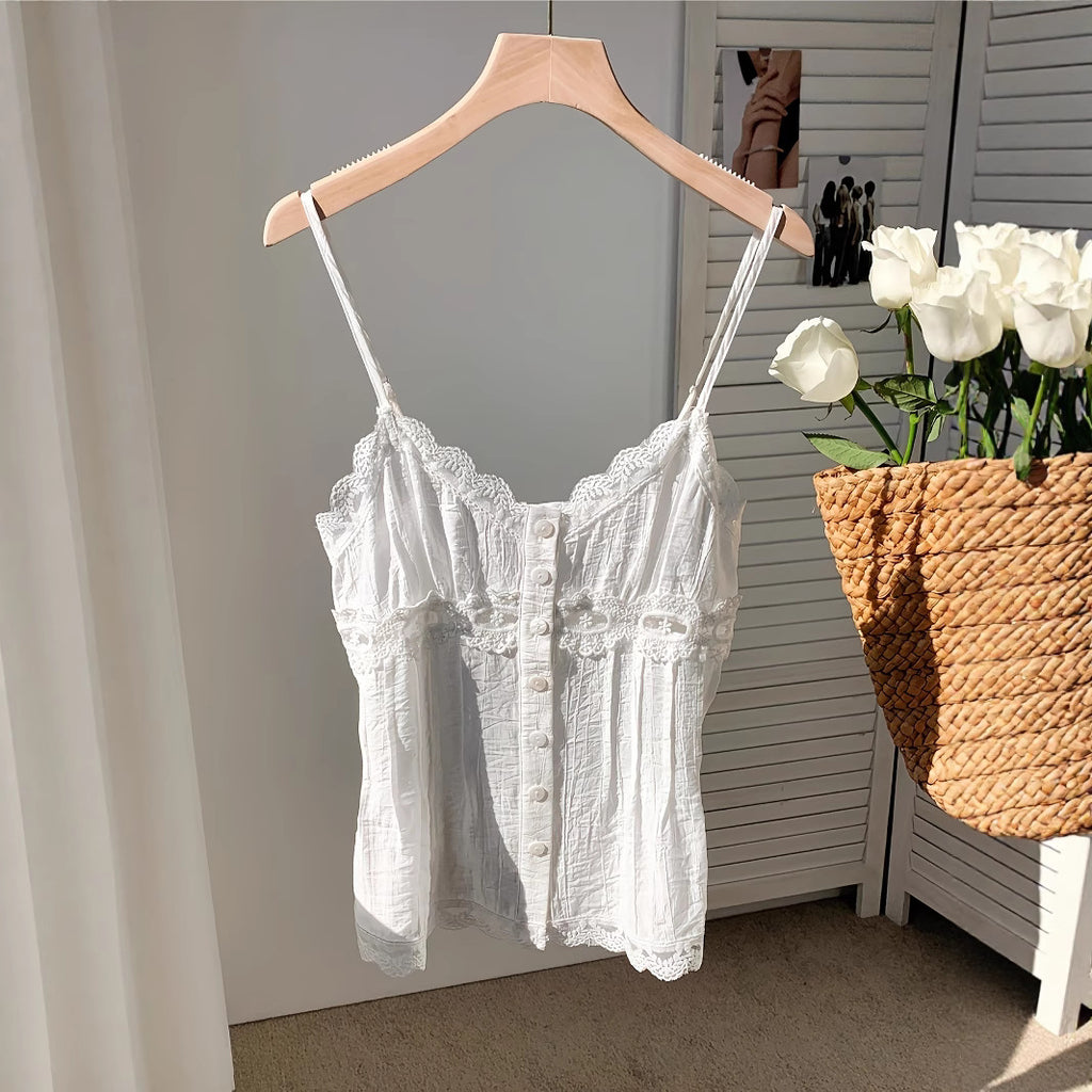 Sommerliches Spitzen-Camisole