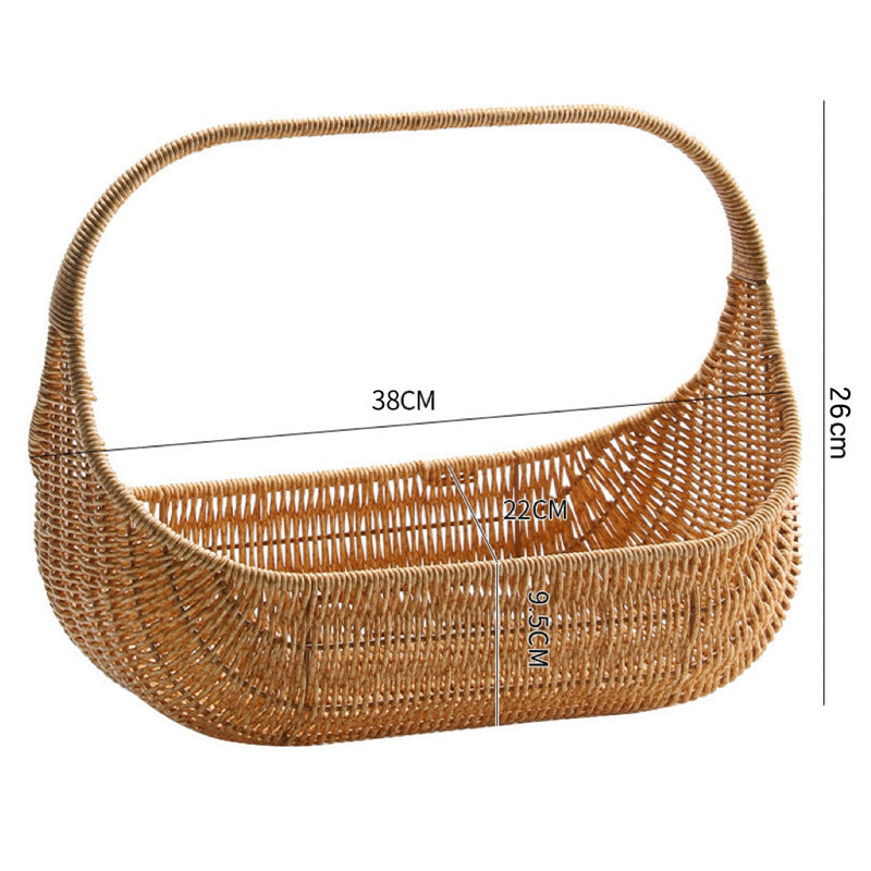 Picknickkorb aus Kunststoffrattan – Bild 5 | LuxeStyle