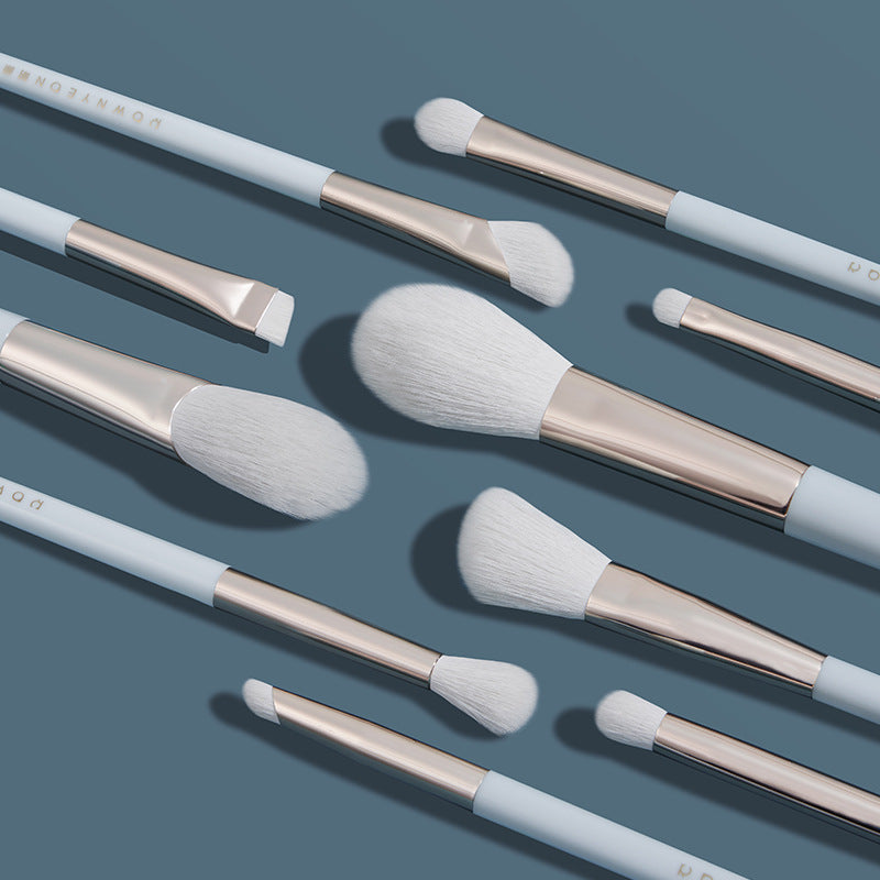 10-teiliges Make-up Pinselset aus Faserwolle – Bild 5 | LuxeStyle