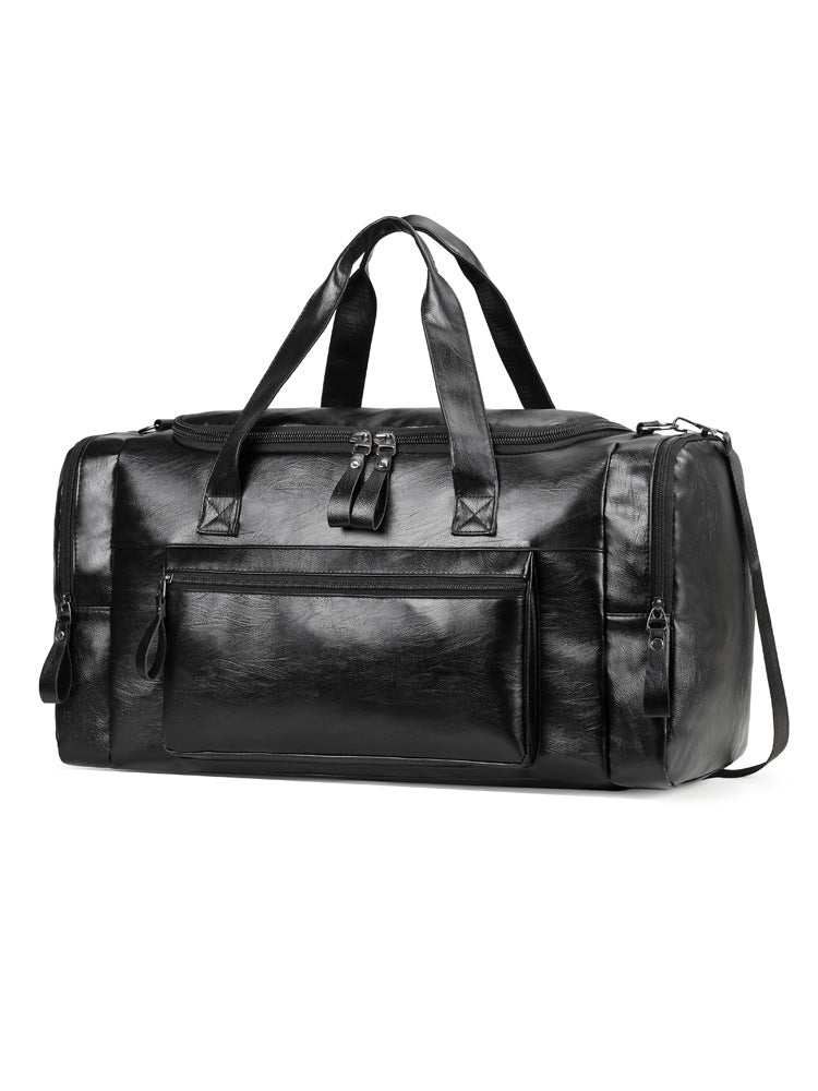 Grosse Retro Herren Schulter- und Reisetasche – Ansicht 3