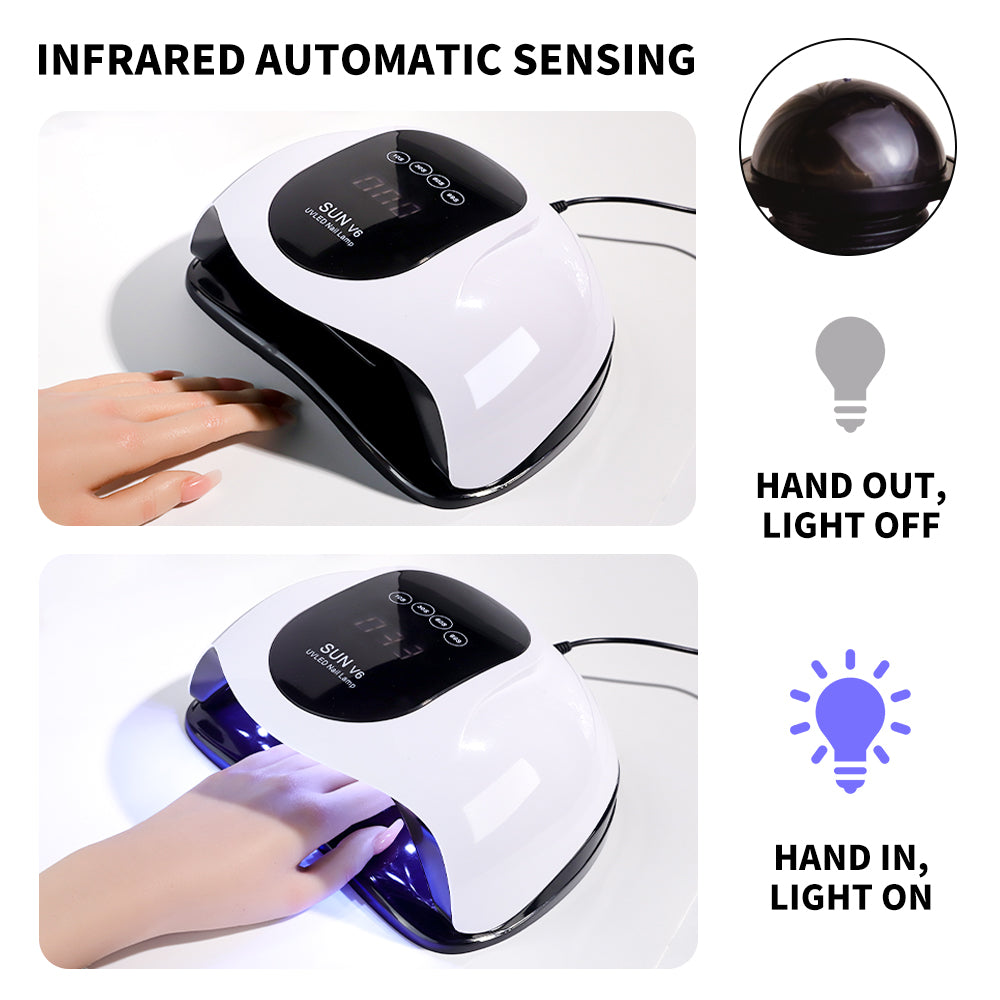 UV/LED Nagellampe mit Sensor und Timer