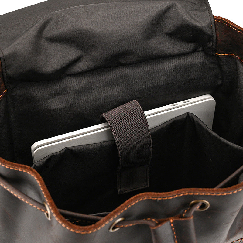 Leather-Tasche Vintage Stil – Bild 4 | LuxeStyle