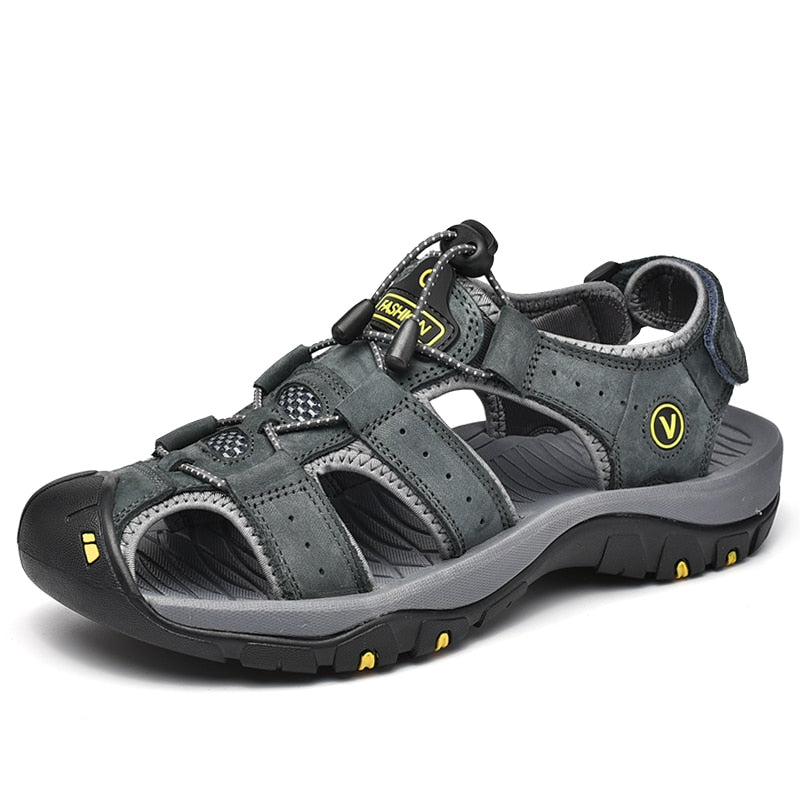 Herren Baotou Sandalen aus Leder für Outdoor & Freizeit – Bild 1 | LuxeStyle