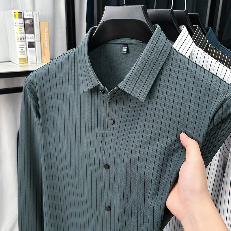 Gestreiftes Hemd für Herren – Bild 2 | LuxeStyle