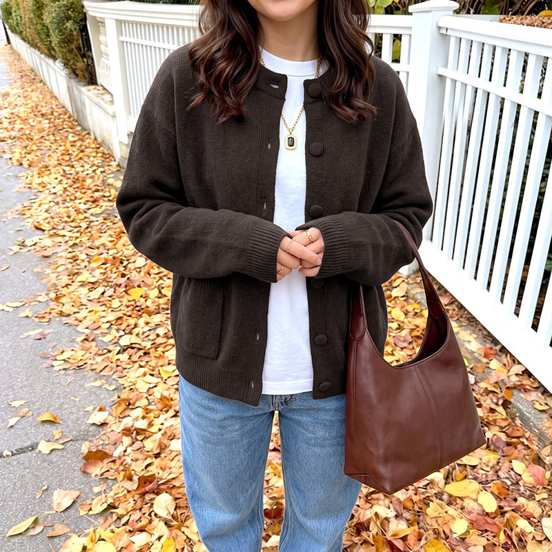 Strick-Cardigan im Loose Fit