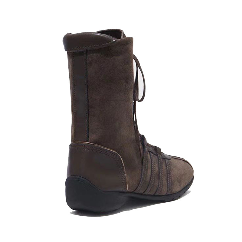 Vintage Knight Ankle Boots für Damen