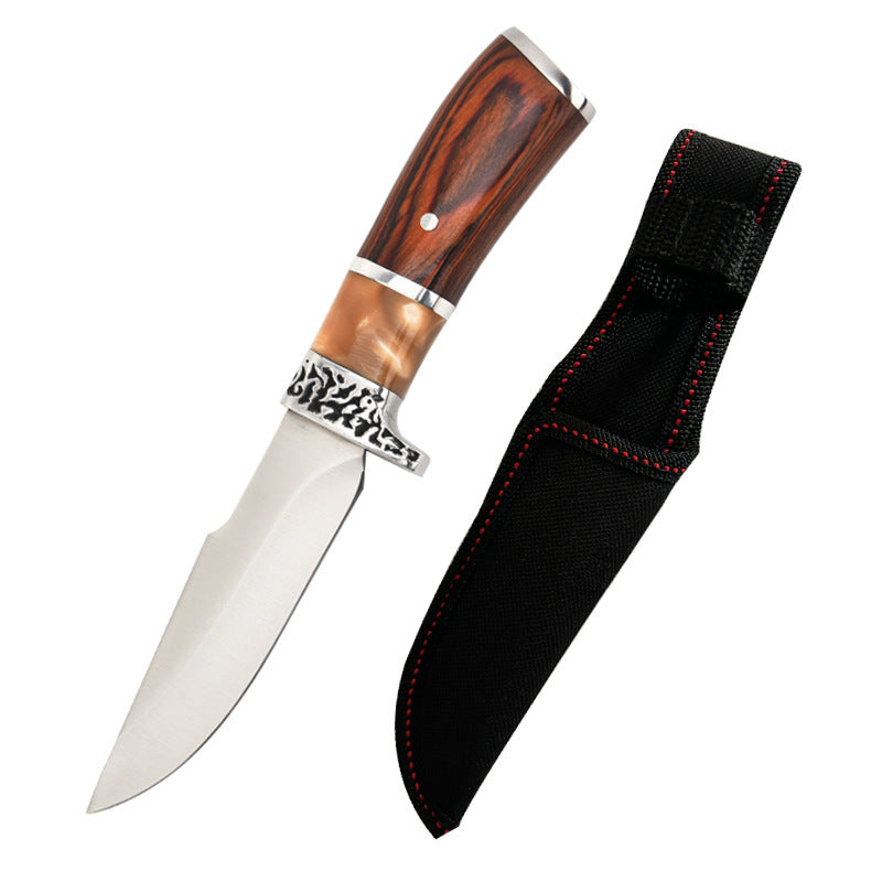 Outdoor-Messer mit Ahorn-Harz-Griff