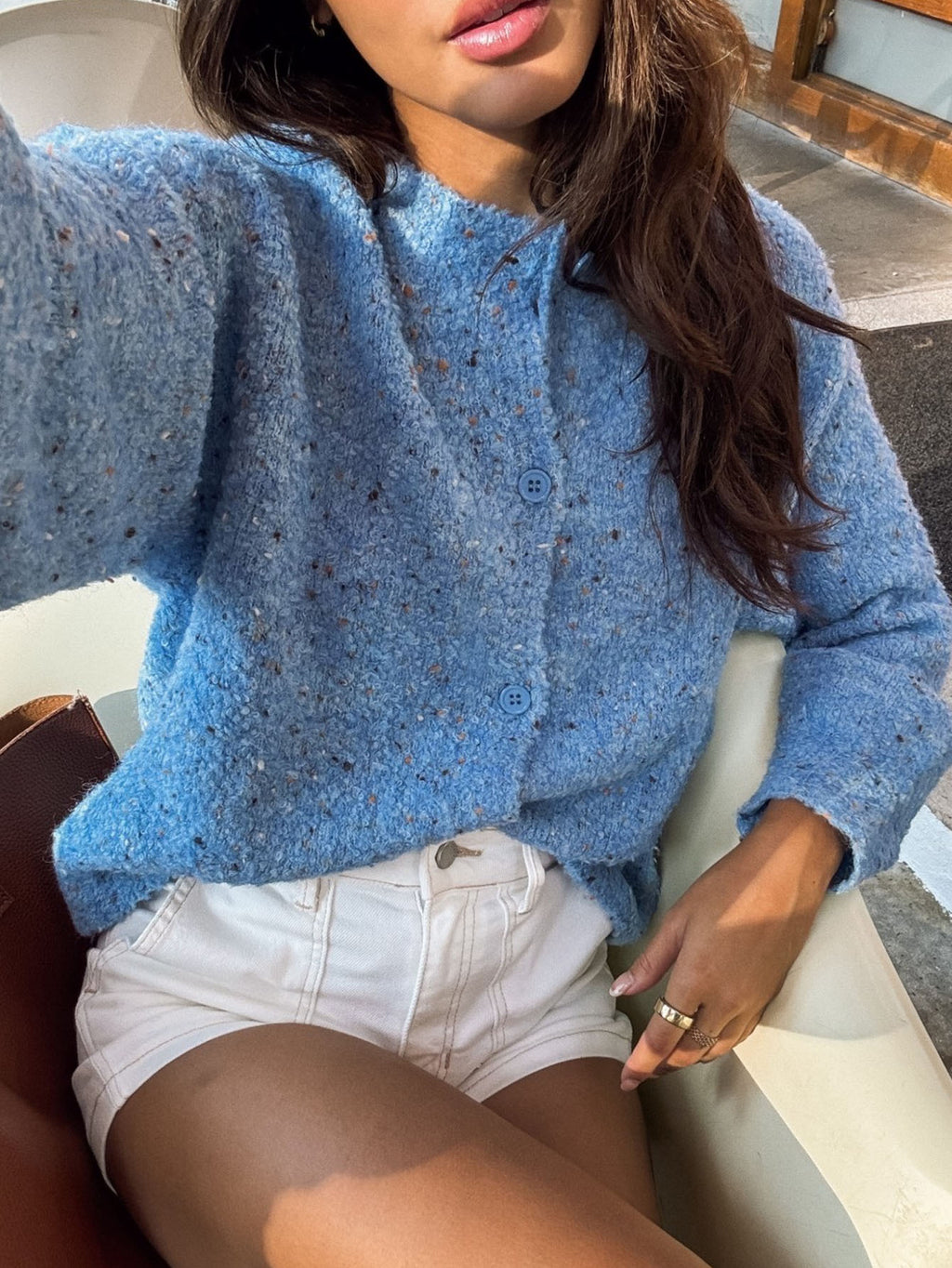 Bunter Polka-Dot Patchwork Pullover