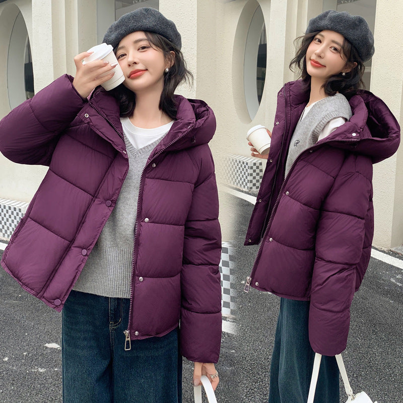 Kurzpolstermantel mit geometrischem Muster | LuxeStyle