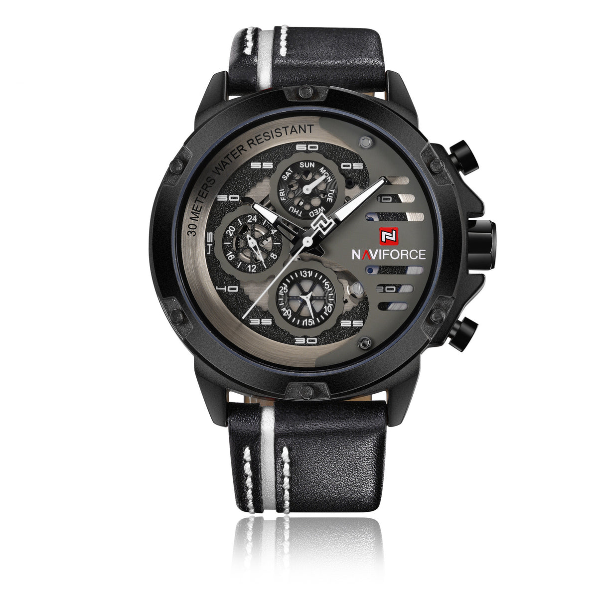 Multifunktions-Quarzuhr mit Armband – Bild 2 | LuxeStyle