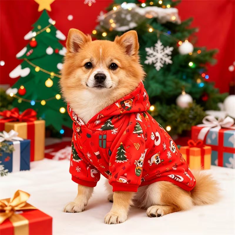 Weihnachts-Kapuzenpullover für Haustiere – Bild 3 | LuxeStyle