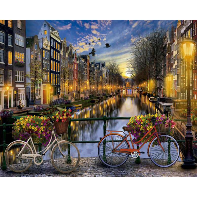 Malen nach Zahlen: Amsterdam bei Nacht – Bild 2 | LuxeStyle