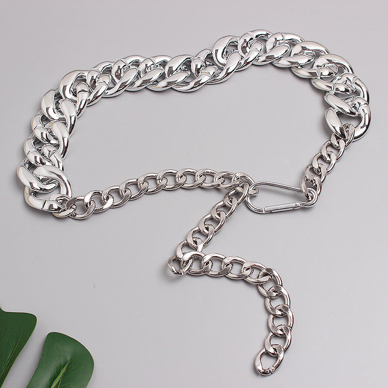 Punk-Gürtel für Damen – Silber