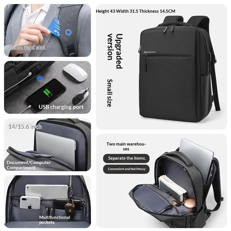 Business-Backpack mit Laptopfach – Bild 11 | LuxeStyle