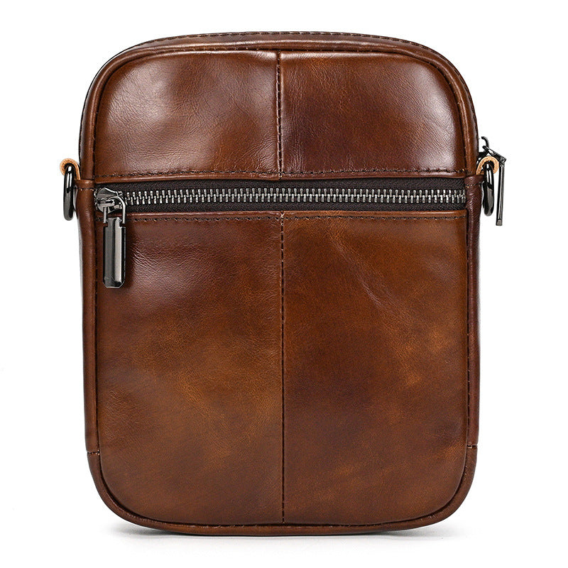 Herren Crossbody Bag aus Vollnarbenleder – Bild 2 | LuxeStyle