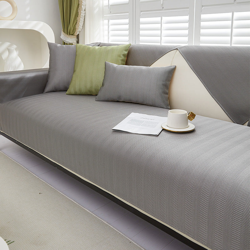 Sofa-Kissen aus Eisseide für den Sommer