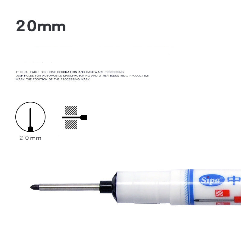 Tieflochmarker mit extra langer Spitze | LuxeStyle