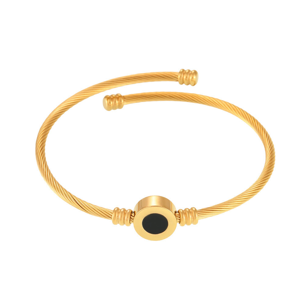 Doppelseitiges Armband aus Edelstahl – Bild 2 | LuxeStyle