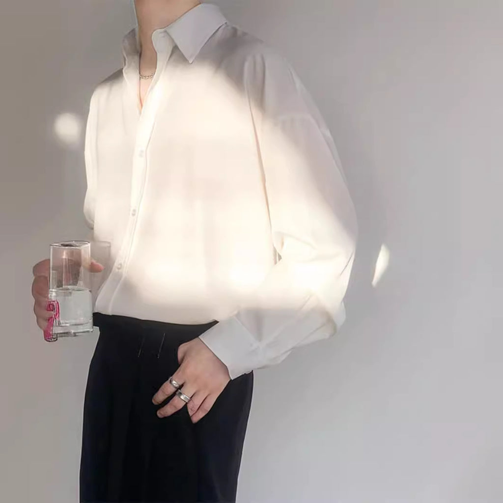 Vintage Ice‑Silk Cardigan für Herren – Bild 6 | LuxeStyle