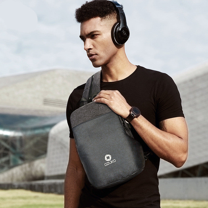 Multifunktionale Herren-Brusttasche – Bild 6 | LuxeStyle