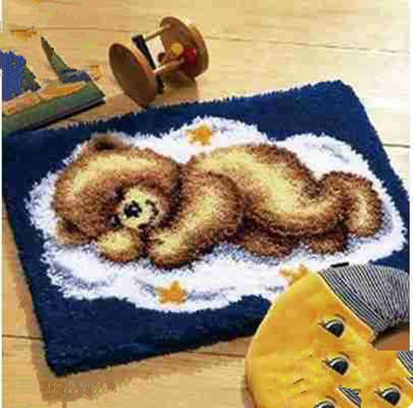 DIY Teppich-Set "Faultier Waschbär"