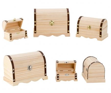 Set Holztruhen