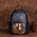 Rucksack Retro-Hirschkopf aus Rindsleder | LuxeStyle