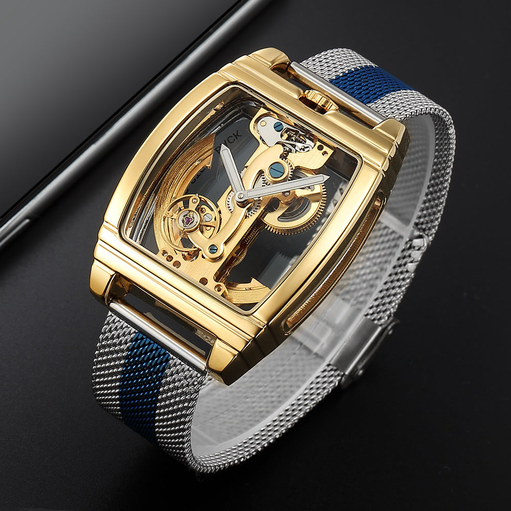 Mechanische Armbanduhr mit Energieanzeige – Bild 3 | LuxeStyle