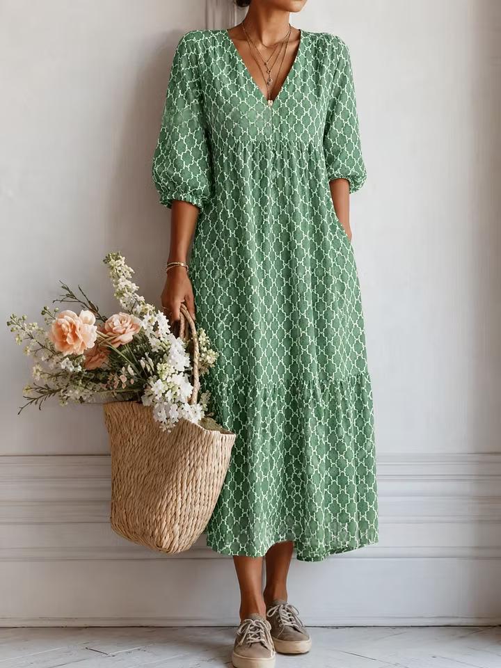 Dreiviertelarm-Modedress – Bild 6 | LuxeStyle
