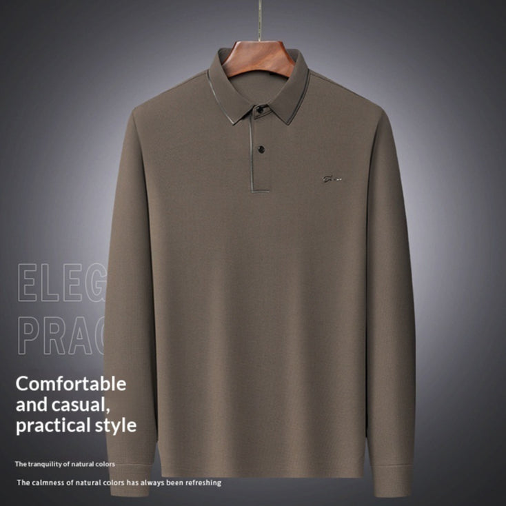 Herren-Pullover Frühling/Herbst Einheitsfarben Business-Casual