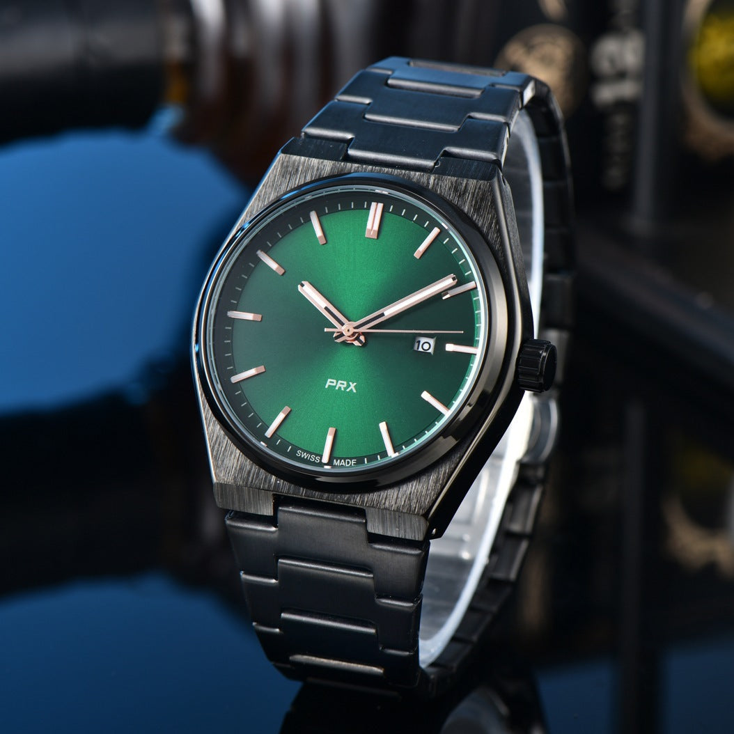 Elegante Herrenquarzuhren mit Stahlband