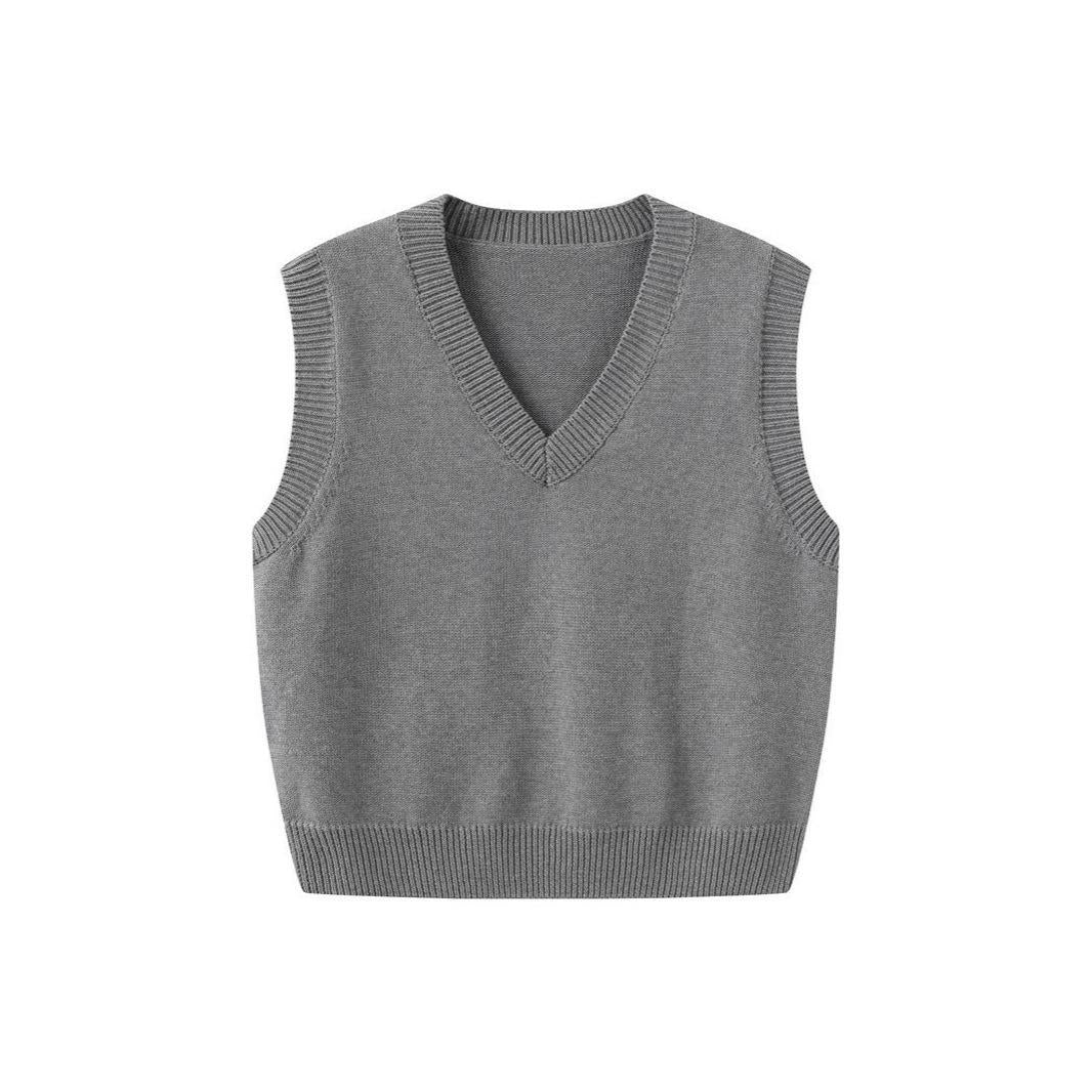 Ärmellose Strickweste für Damen