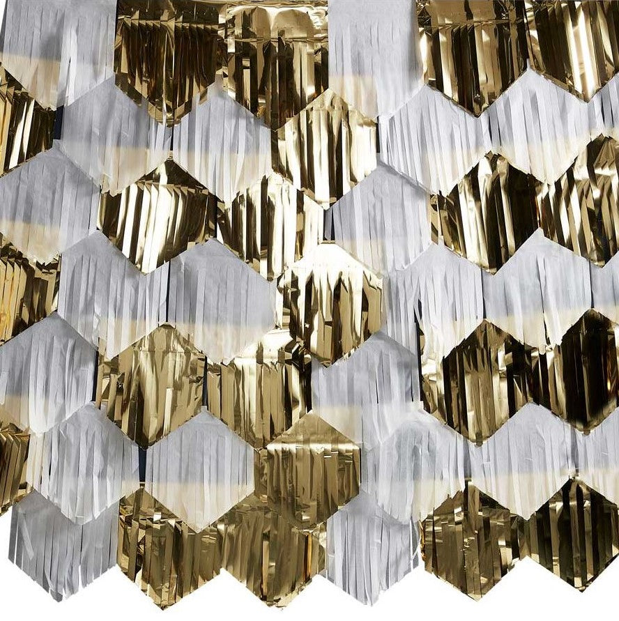 Fotohintergrund Gold-und Weiss
