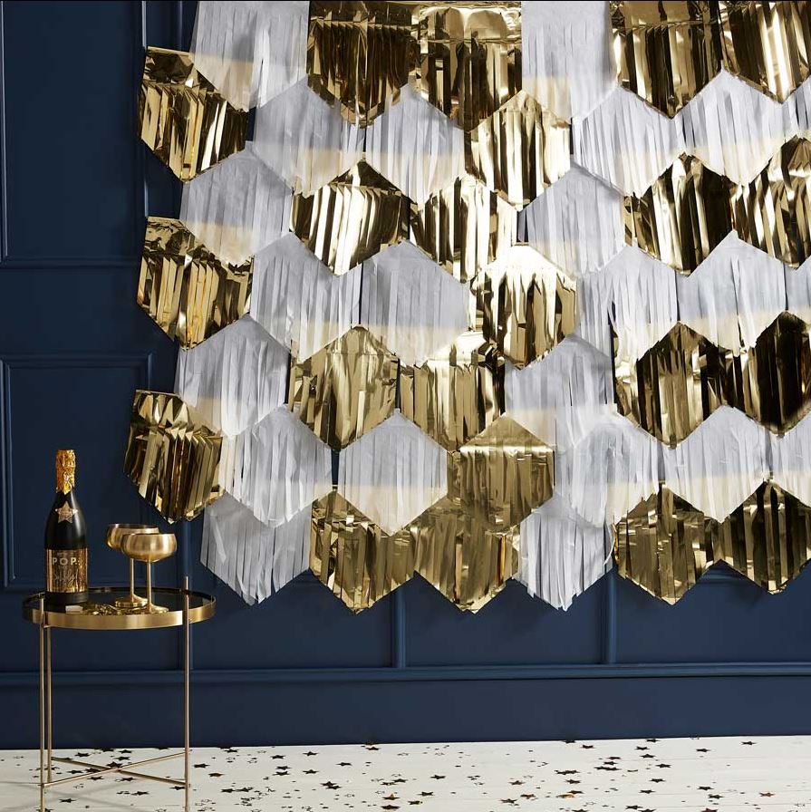 Fotohintergrund Gold-und Weiss