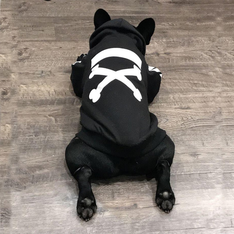Winter-Hundejacke mit Kapuze