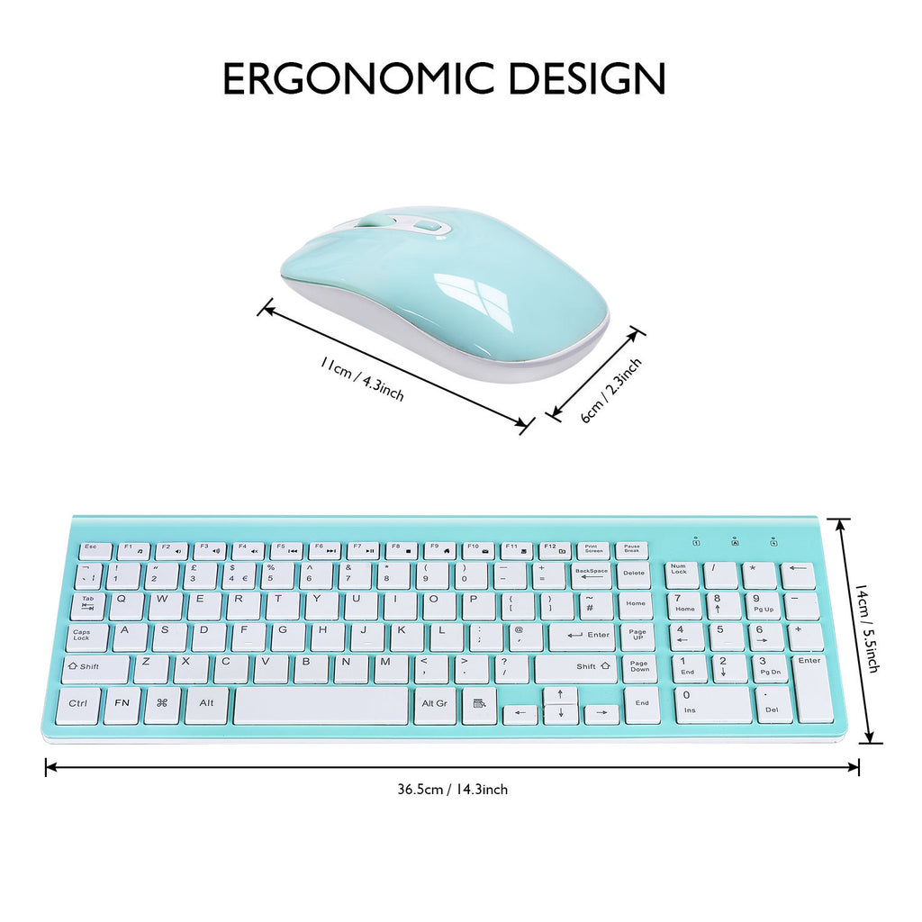Drahtloses Tastatur-Maus-Set