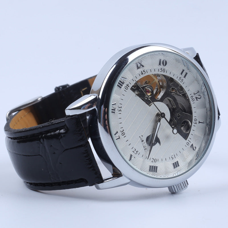 Herren-Armbanduhr mit Leuchtzifferblatt