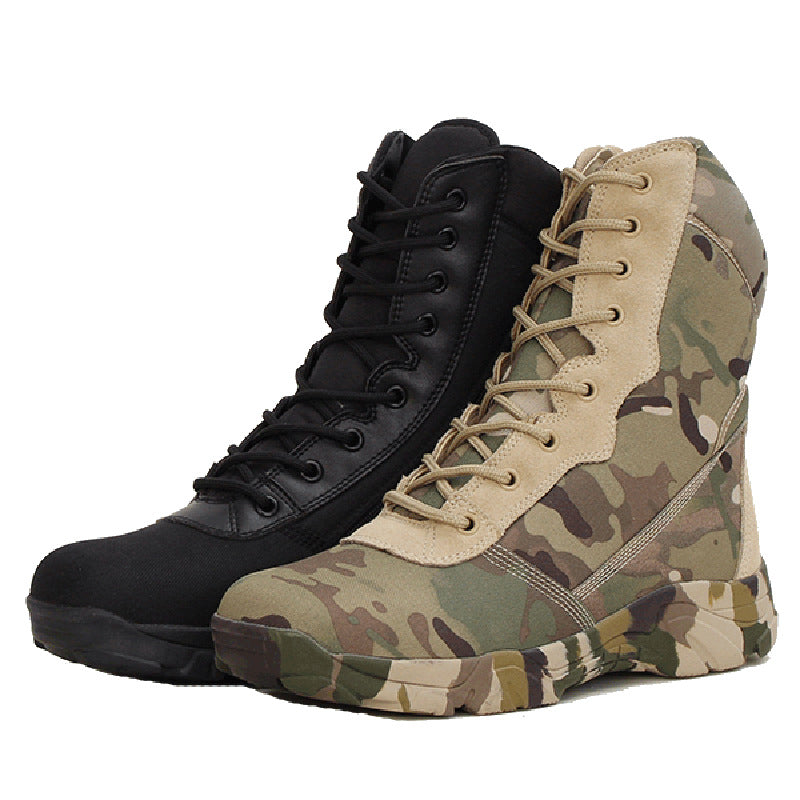Tarnmuster-Stiefel