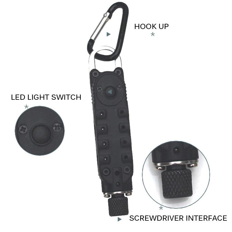 Schraubendreher-Karabiner mit Licht – Bild 6 | LuxeStyle