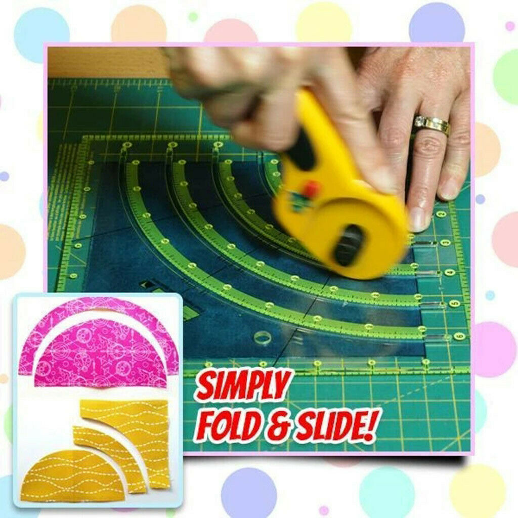 Quilt-Kreisschneider «Arcs & Fans» – Bild 5 | LuxeStyle
